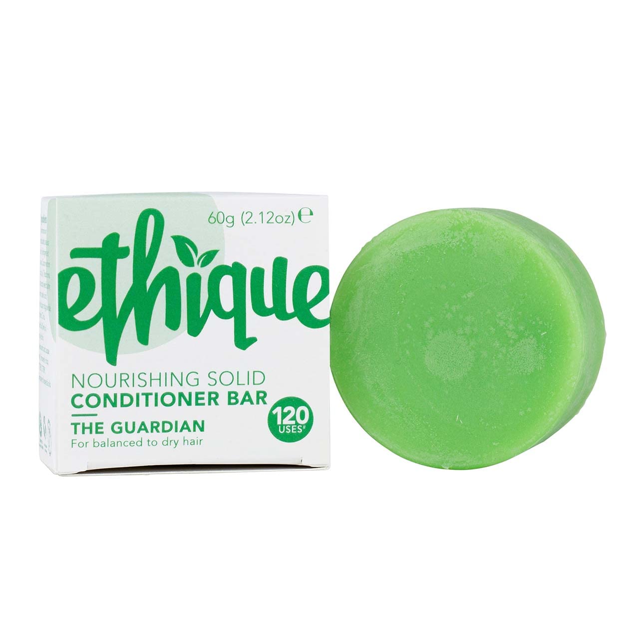 Ethique The Guardian - Nourishing Solid Conditioner Bar for Balanced to Dry & Damaged Hair - Vegan, Eco-Friendly, Plastic-Free, Cruelty-Free,2.12 oz (Pack of 1)