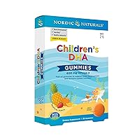 Nordic Naturals Children’s DHA Gummies, Tropical Punch - 30 Gummies for Kids - 600 mg Total Omega-3s with EPA & DHA - Brain Development, Learning, Healthy Immunity - Non-GMO - 30 Servings