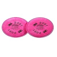 3M 2091 P100 Particulate Filter With Organic Vapor Relief - 1 Pair