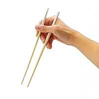Fortune Bamboo Chopsticks Set – 4 Pair of Adorably Cute Reusable Chop-sticks - Easy Grip, Lightweight, Durable, 9.25 Inches