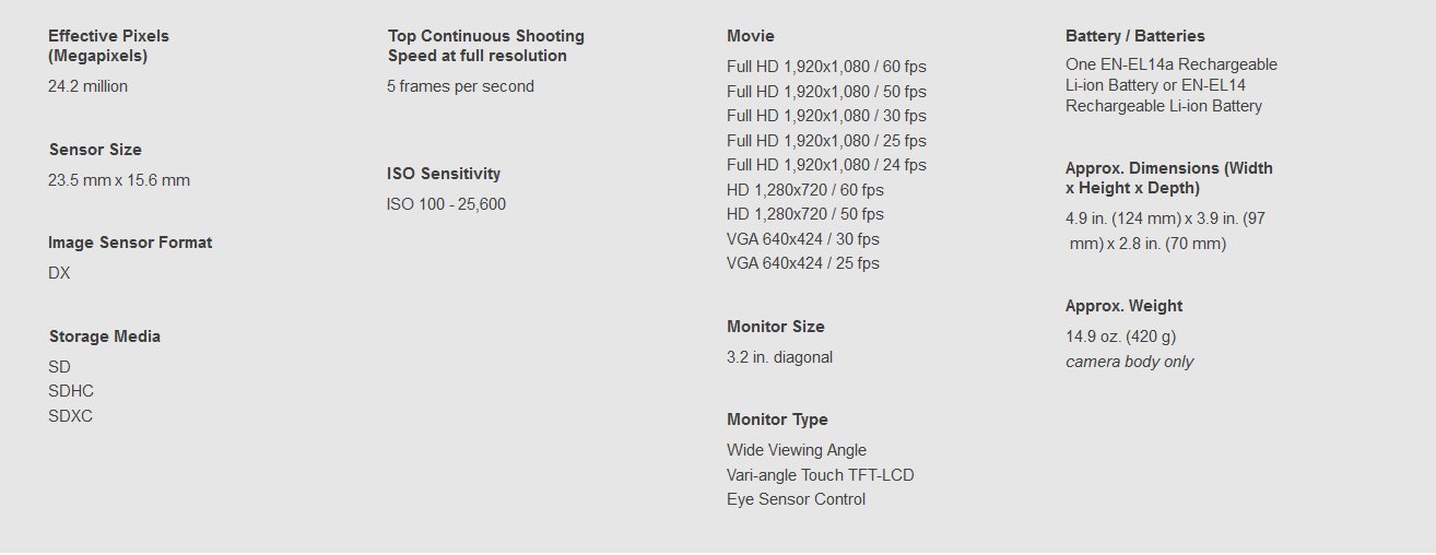 Nikon D5500 DX-format Digital SLR w/ 18-55mm VR II Kit (Black)