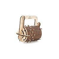 UGears UTG0017 Combination Lock Wooden 3D Mechanical Puzzle