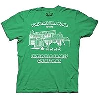 Ripple Junction Christmas Vacation Dedicate This House Green Adult T-Shirt Tee