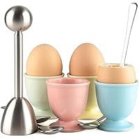 2 x vintage ceramic egg cup soft hard boiled egg cup holder for breakfast brunch 