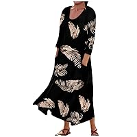 Vintage Dress Long Sleeve Cocktail Dress for Women Sexy Dress for Women Party Club Night Long Sleeve Dress for Women Sexy Vacation Dress Womens Black 4X-Large