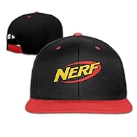 WSYL88 Nerf Logo Child Adjustable Snapback Hip Hop Baseball Caps Red