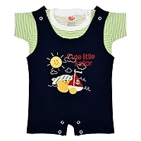 Baby Boys Cotton Tops & Bottoms Sets.