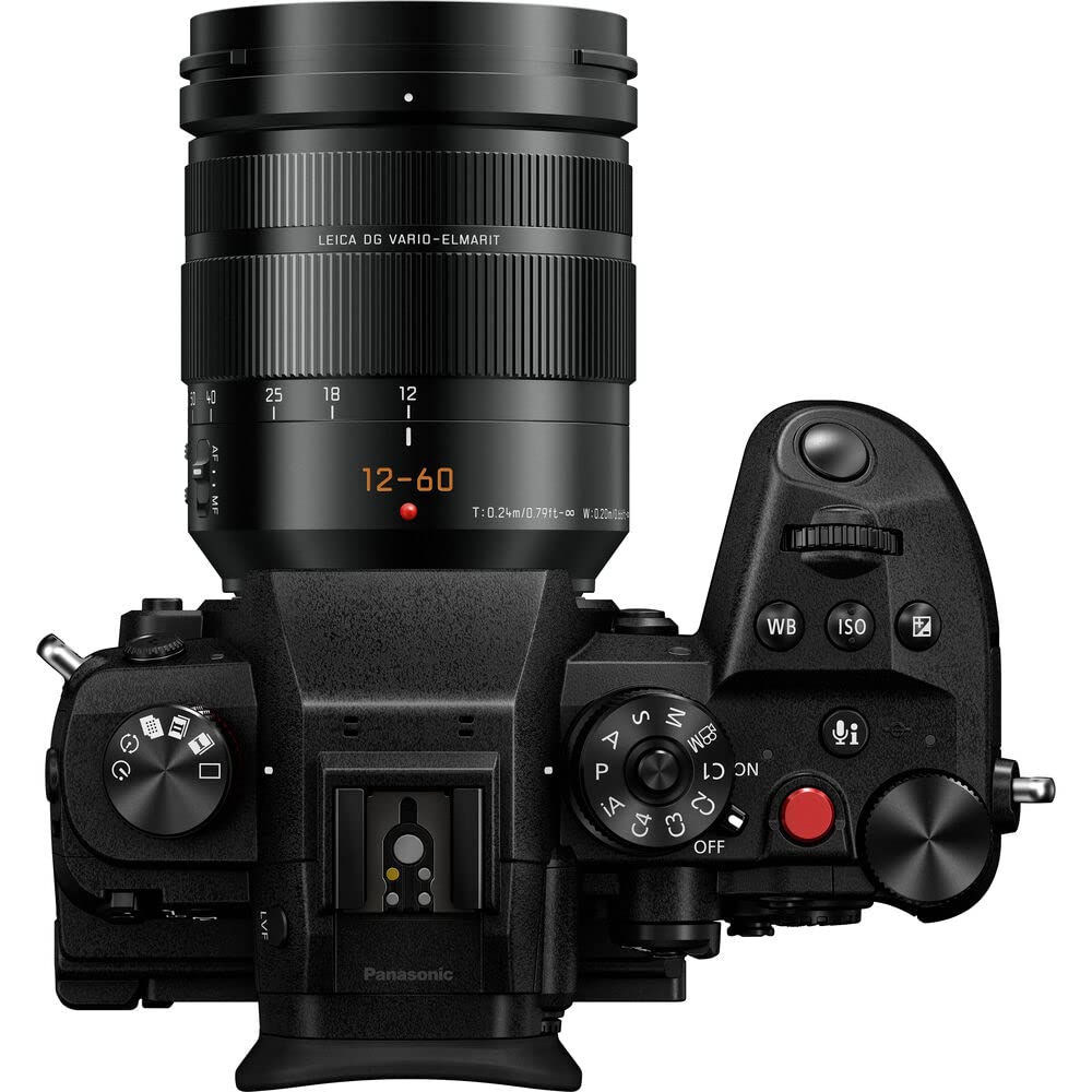 Panasonic Lumix GH6 Mirrorless Camera with 12-60mm f/2.8-4 Lens (DC-GH6LK) + 4K Monitor + Rode VideoMic + Sony 64GB Tough SD Card + Filter Kit + Wide Angle Lens + Telephoto Lens + Lens Hood + More