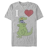 Nickelodeon Men's Big & Tall Heart Reptar T-Shirt