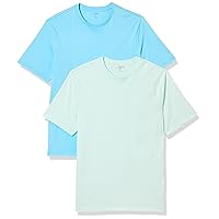 Amazon Essentials Men's Regular-Fit Short-Sleeve Crewneck T-Shirt, Pack of 2