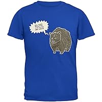 New Year's Stop Eating Garbage Royal Adult T-Shirt