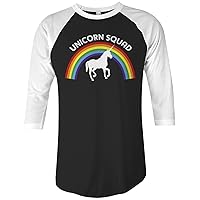 Threadrock Unicorn Squad Unisex Raglan T-Shirt