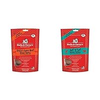 Stella & Chewy'S Freeze-Dried Raw Dinner Patties Dog Food Variety Pack Of 2 (Beef And Surf 'N Turf), 5.5 Oz. Each