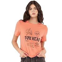 Fox Racing Unlearned Womens Short Sleeve T-Shirt Orange XL