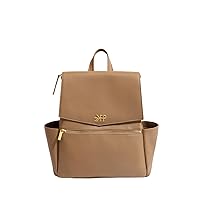 Freshly Picked Convertible Mini Classic Diaper Bag Backpack, Toffee