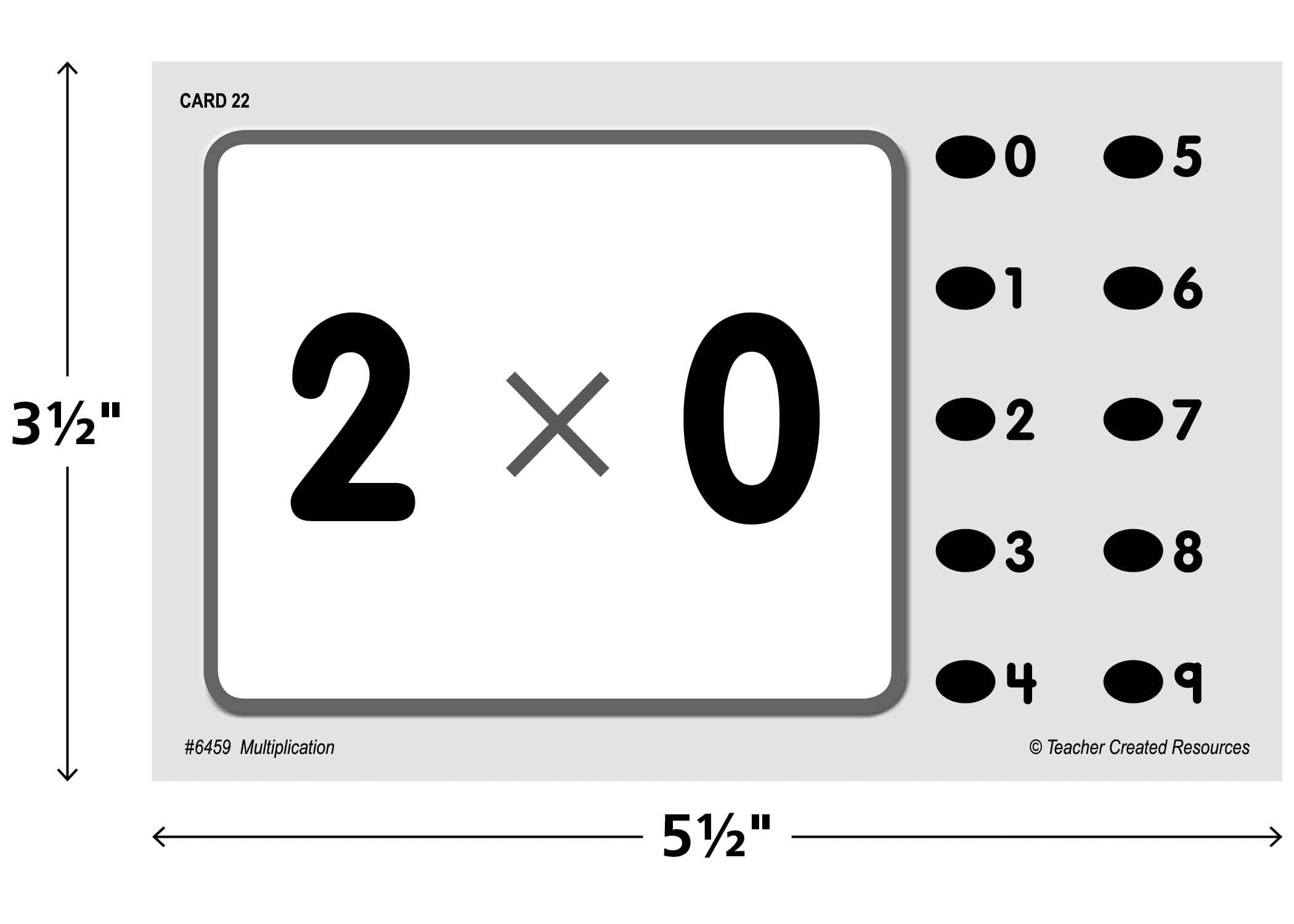Teacher Created Resources Power Pen Learning Cards: Multiplication (6459)