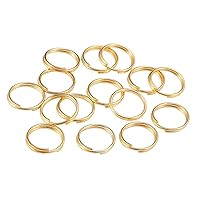 200pcs/lot Diameter 4 6 8 10 12 mm Split Rings Gold Open Rings Double Loops Jump Rings Connectors for Jewelry Making (Gold, 4mm*200pcs)