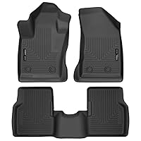 Husky Liners - Weatherbeater Floor Mats | Fits 2017 - 2023 Jeep Compass | Front & 2nd Row, 3 pcs. | Black - 95681