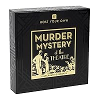 Talking Tables Reusable Murder Mystery Dinner Party Game Kit 1920s Theatre Themed Host Your Own Games Night at Halloween 3 Alternative Endings Christmas Gift