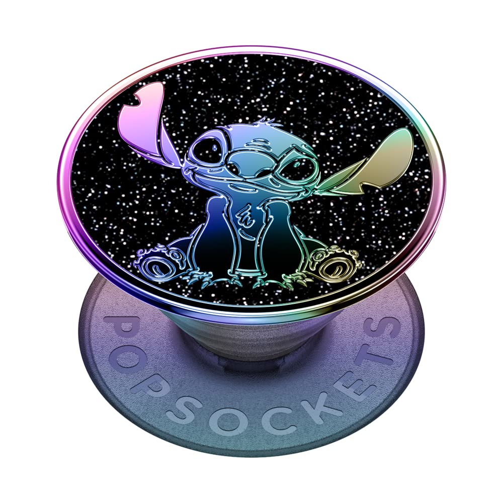 PopSockets Phone Grip with Expanding Kickstand, PopSockets for Phone, Disney - Oil Slick Stitch