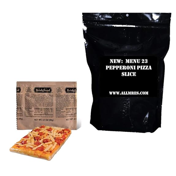 2021 Pepperoni Pizza Slice MRE Meals US MILITARY MEALS READY TO EAT Meal 23 