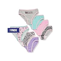 Girls' 7-Pack Bikini Panties Underwear - pink/multi, 10-12