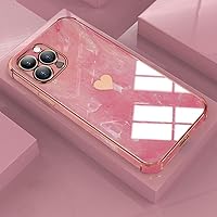 Luxury Marble Phone Case for iPhone 11 12 13 Pro Max X XS XR Max 7 8 Plus SE 2020 Electroplated Cases Cover,red,for iPhone 11
