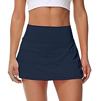 MCEDAR Pleated Tennis Skirt for Women with Pockets Women's High Waisted Athletic Golf Skorts Skirts Running Workout Shorts