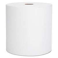 Scott® Essential High Capacity Hard Roll Paper Towels (02000), 1.75” Core, White, 950' / Roll, 6 Rolls / Convenience Case, 5,700’ / Case