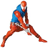 MAFEX No.186 MAFEX SCARLET SPIDER (COMIC Ver.) Total Height Approx. 6.1 inches (155 mm), Non-scale, Pre-painted Action Figure
