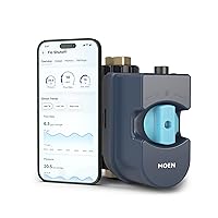 Moen 900-001 Flo Smart Water Monitor and Automatic Shutoff Sensor, Wi-Fi Water Leak Detector for 3/4-Inch Diameter Pipe