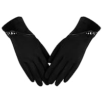 Womens Winter Warm Gloves With Sensitive Touch Screen Texting Fingers, Fleece Lined Windproof Gloves