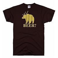 Men's Beer Deer Bear T Shirt