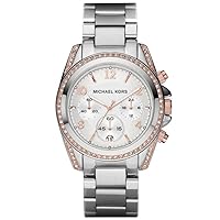 Michael Kors Women's MK5459 Blair Silver & Rose Gold Watch