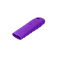 Lodge BOLD Silicone Hot Handle Holder - Dishwasher Safe Hot Handle Holder Upgraded Design for Lodge BOLD Products Only - Heat Protection Up to 450 - Vivid Purple