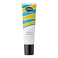 ShiKai Very Clean Hydrating Hand Cream (Coconut, 2 oz) | Moisturizer Lotion for Dry Skin | For Nourished, Hydrated Hands