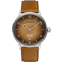 Zeppelin Classic Watch 8046-4, Brown Silver, Classic