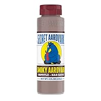 Secret Aardvark Smoky Chipotle Hot Sauce – Chipotle Peppers & Roasted Habaneros, Mild Hot Sauce, Non-GMO, Low Sugar, Low Carb, Gluten-Free Hot Sauce & Marinade – 8 Fl Oz 1 Pack