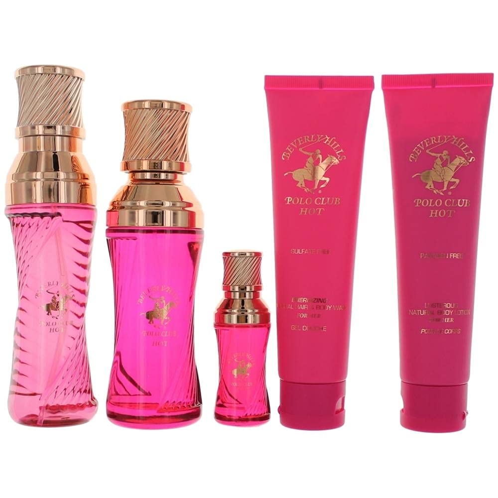 Mua Beverly Hills Polo Club Hot Perfume 5 Piece Gift Set women trên Amazon  Mỹ chính hãng 2023 | Fado