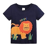 Kids Fashion Printing T Shirt for Girls Boys Birthday Festival Gift