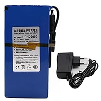 Lithium Battery Pack 12V 20000mAh Polymer High Current Battery LED Light Motor Backup Power Battery
