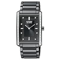Citizen Men's BL6067-54E Palidoro Eco-Drive Black Ion Plated Diamond Palidoro Watch