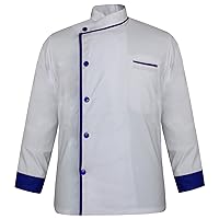 Professional Chef Coat- CT-61 White Chef Jacket for Men- Chef Uniform for Culinary