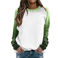 Women's Workout Training Hoodies Sweatshirts Sweatshirts Top Long Sleeve Color Block Pullover Cute Clothing N