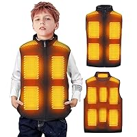 Heated Vest Heated Jacket for Boys Girls,Youth Kids Jackets Vest,Winter Coats,Heated Clothing[Battery Not Included]