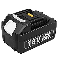 POWTREE Upgraded 3.5Ah 2Packs BL1860B Battery and DC18RD Charger Compatible  with Makita 18V Battery BL1860 BL1850 BL1850B BL1840 BL1840B BL1830