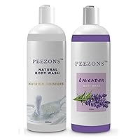 Combo Of Natural And Lavender Body Wash For Soft And Smooth Skin (300 ML) - PZ-33