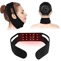 660nm LED Red Light Therapy for Neck and 850nm Near Infrared Light Therapy Devices Pads Wearable Wrap for Pain