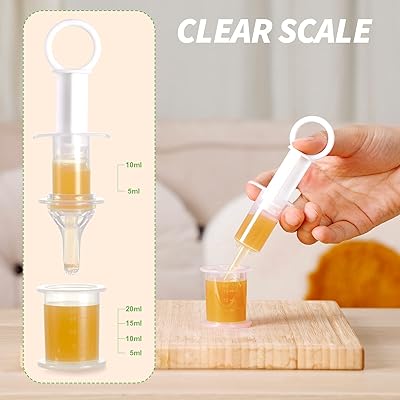  haakaa Baby Oral Feeding Syringe, Pacifier Liquid