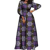 African Dresses for Women Cotton Ankara Fashion Print African Clothes for Wedding Wear Lady Dashiki Party Dresses